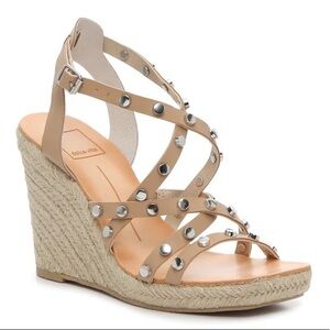 𝅺DOLCE VITA | NWOT Marrio Studded Espadrille Wedge Sandals Size 10